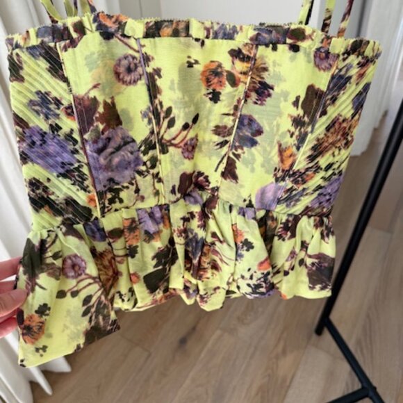 Ulla Johnson  effie floral-print camisole top - Picture 4 of 5